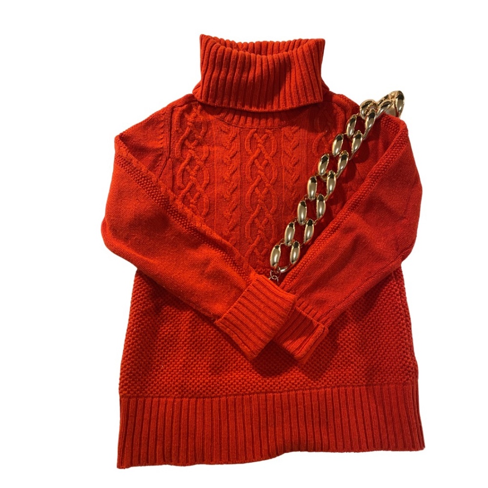 Gap Ruby Red Turtleneck Sweater - XS